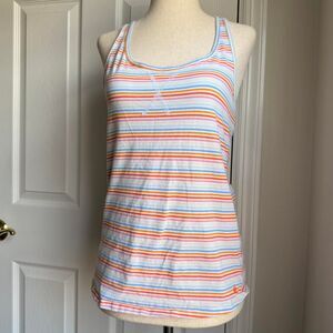 Calvin Klein Summer Striped Halter Back Tank Size Small